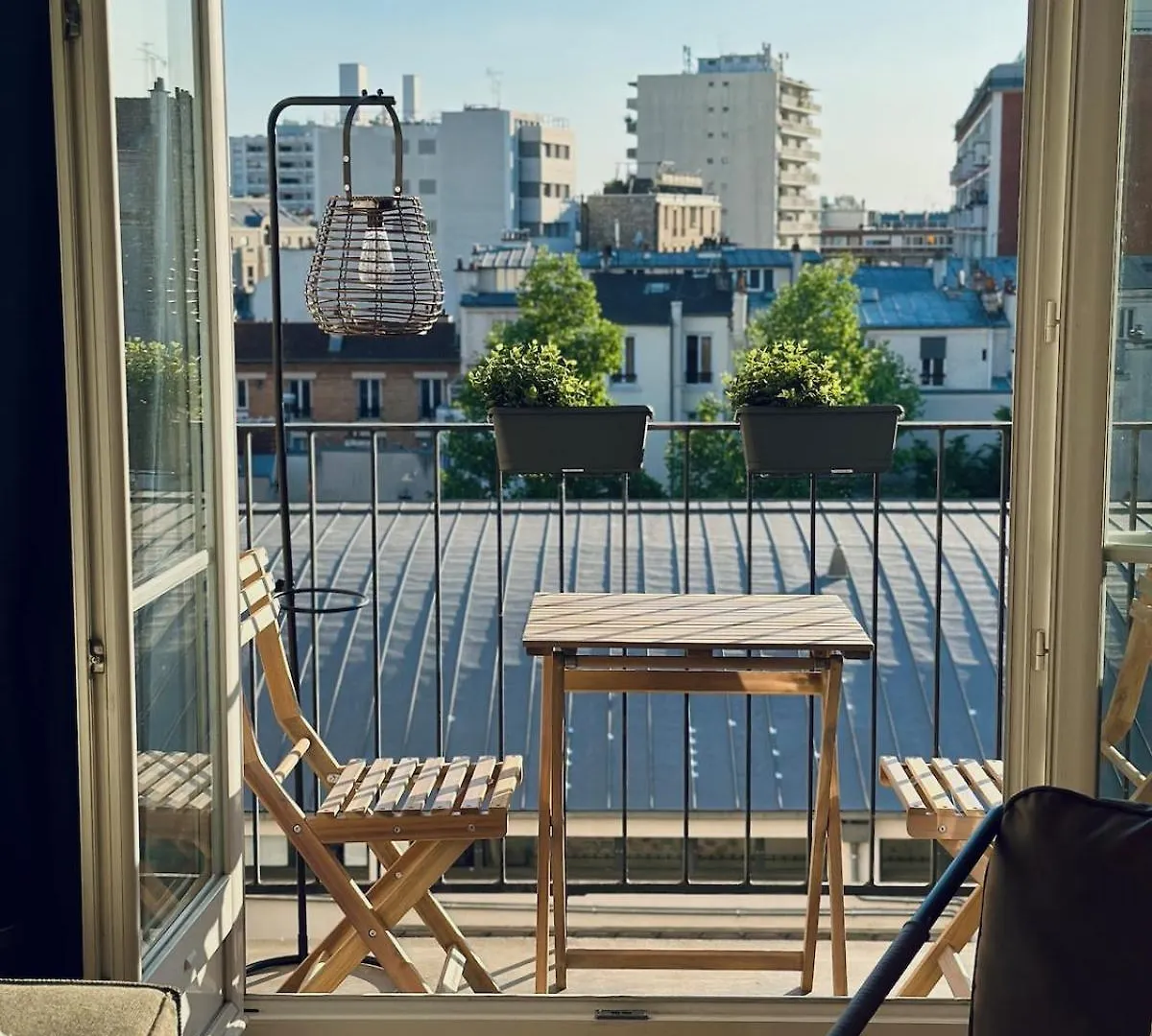 פריז Lovely Appartement-2Rooms-6P Sunshine-Quiet-Subway דירה