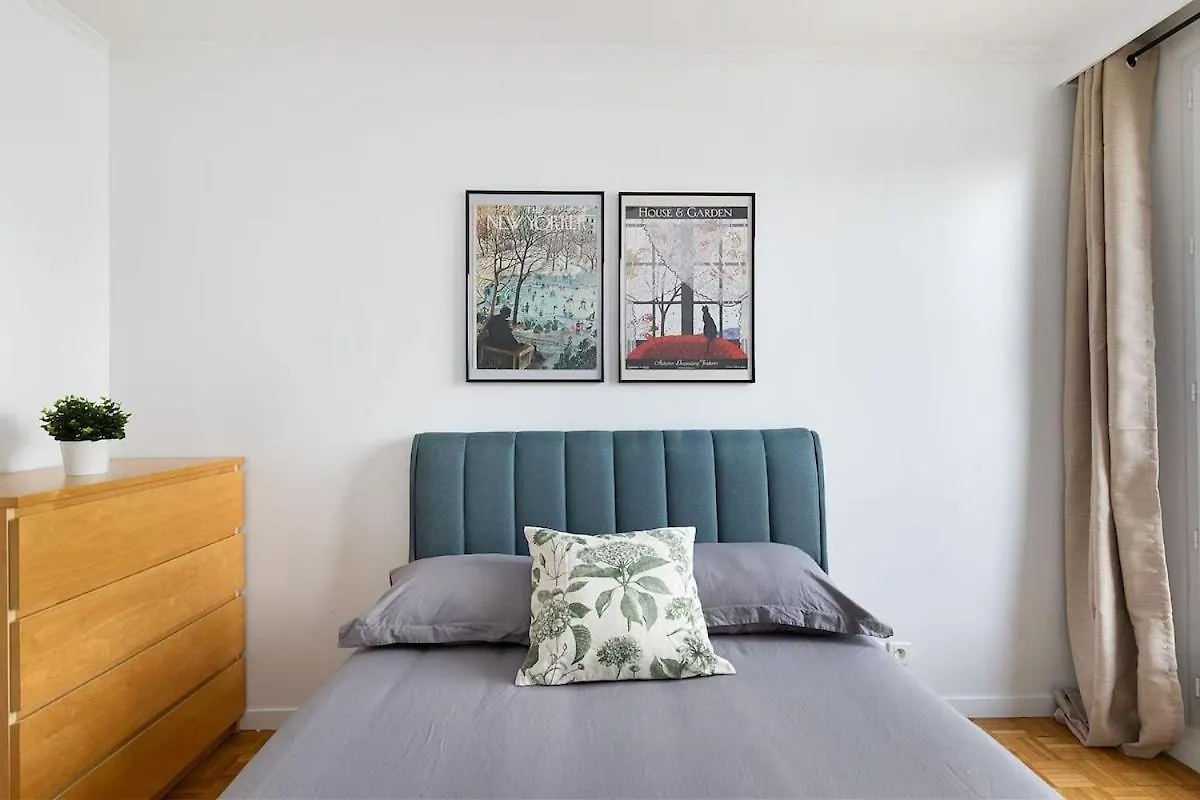 Lovely Appartement-2Rooms-6P Sunshine-Quiet-Subway Paris France
